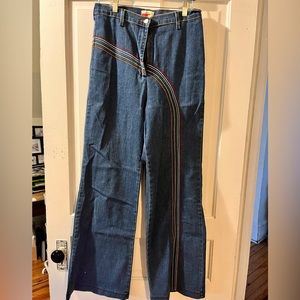 ModCloth jeans with cute rainbow detail